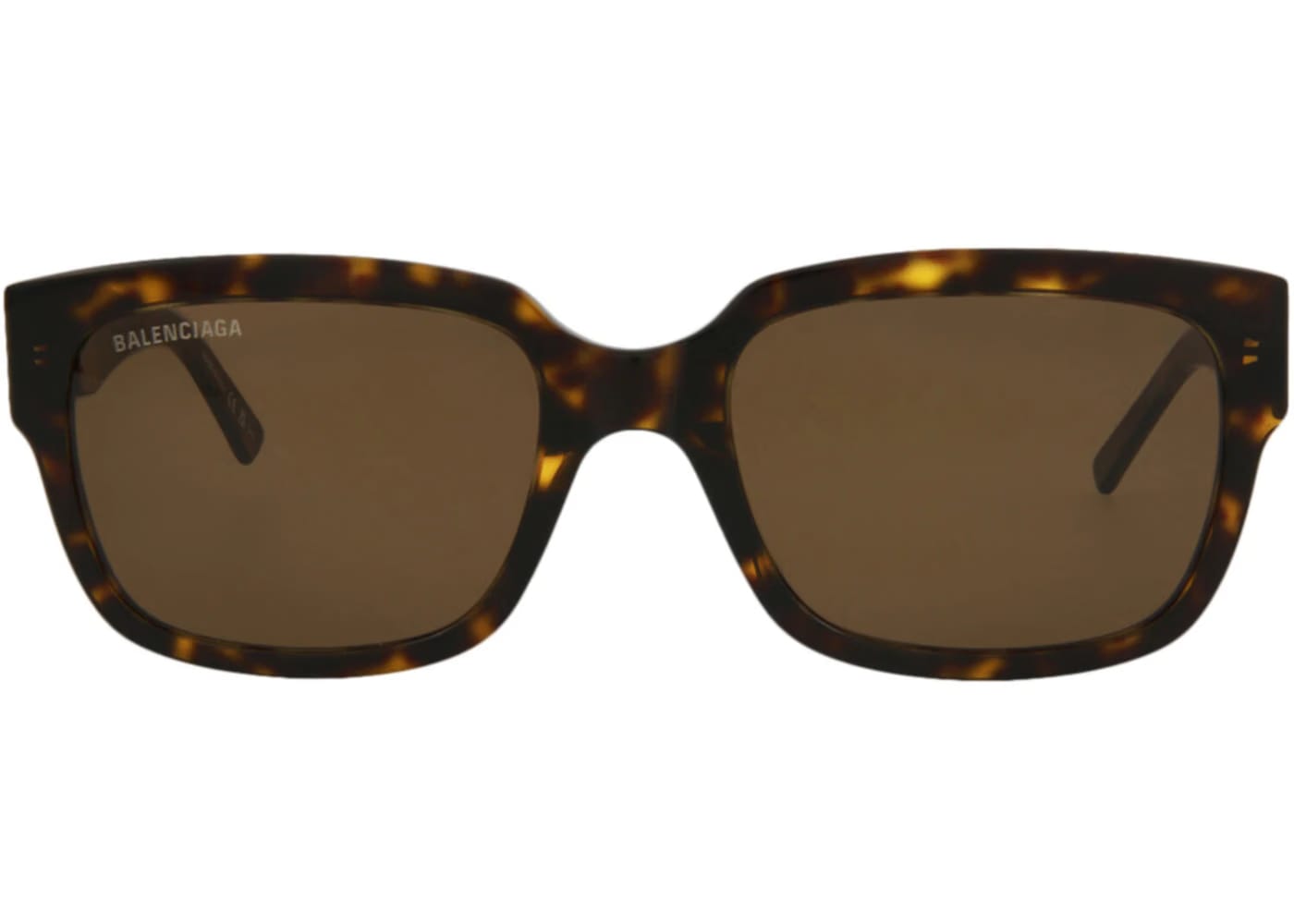 Balenciaga Square Rectangle Sunglasses Havana/Havana Brown (BB0049S-30007967-002)