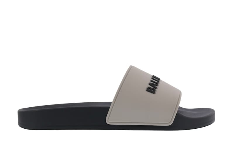 Balenciaga Pool Slide Grey Black (Women's)