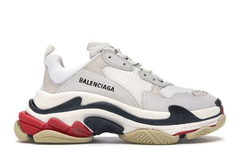 Balenciaga Triple S White Red (Women's)