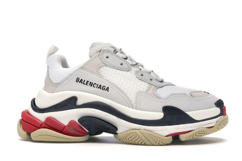 Balenciaga Triple S White Red (Women's)