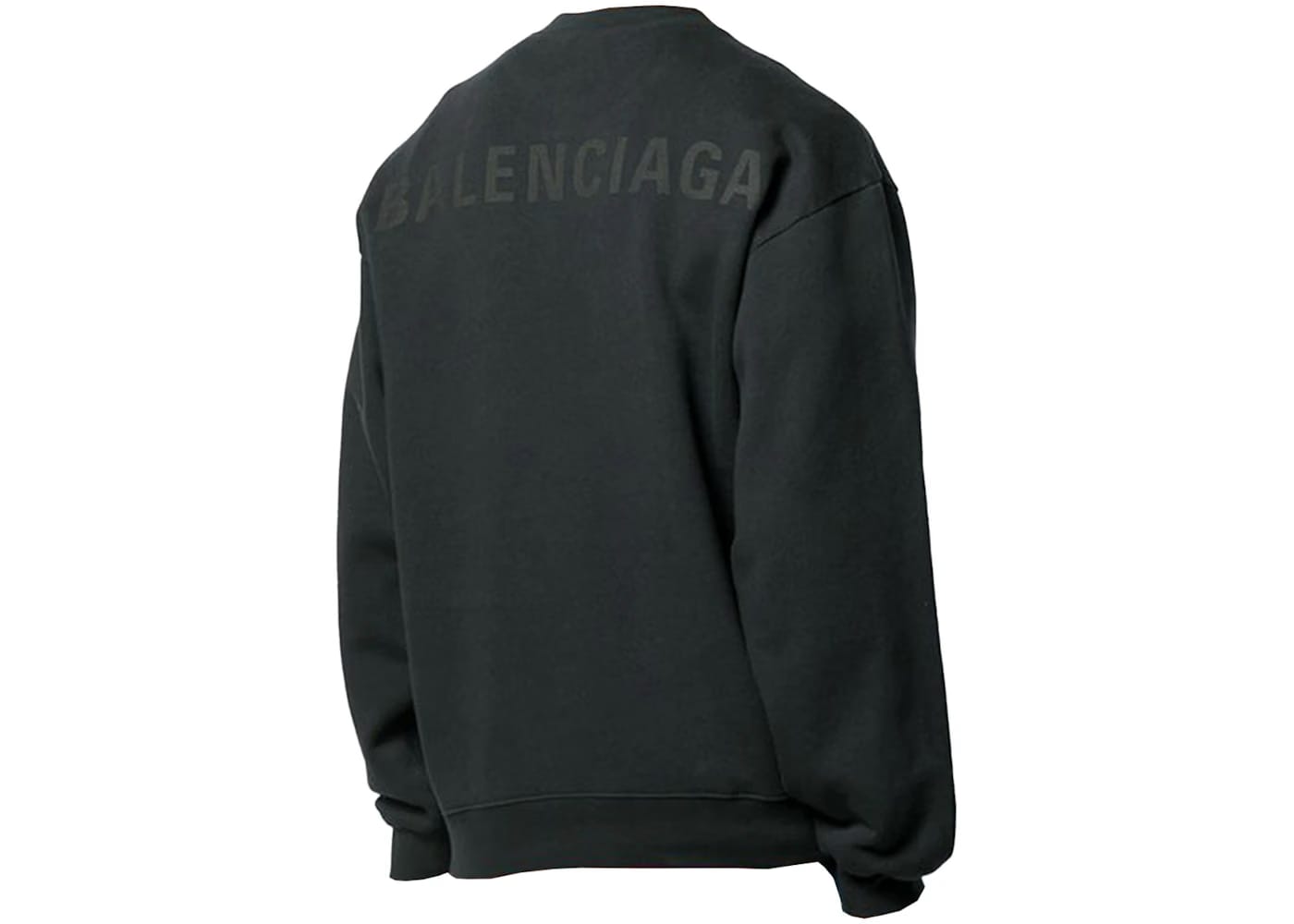 Balenciaga Tonal Logo Sweatshirt Black/Black