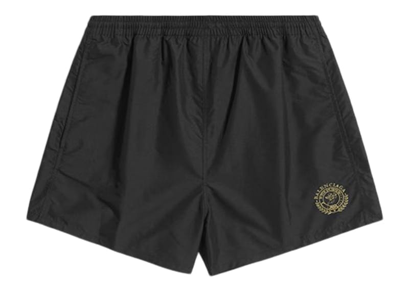 Balenciaga Regular Fit Swim Shorts Black