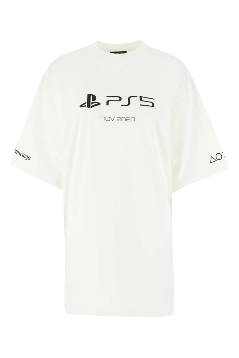 Balenciaga x PlayStation Boxy T-Shirt White
