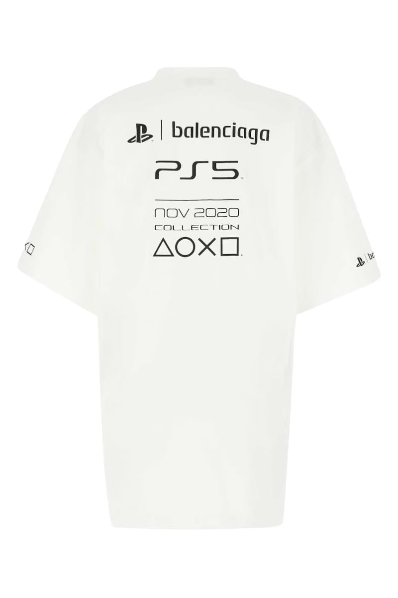 Balenciaga x PlayStation Boxy T-Shirt White