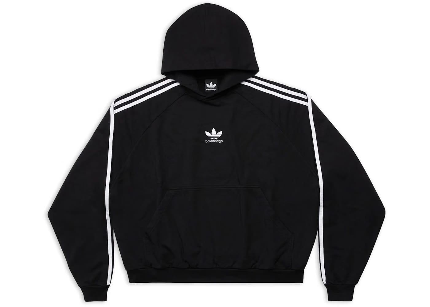 Balenciaga x adidas Hoodie Large Fit Black