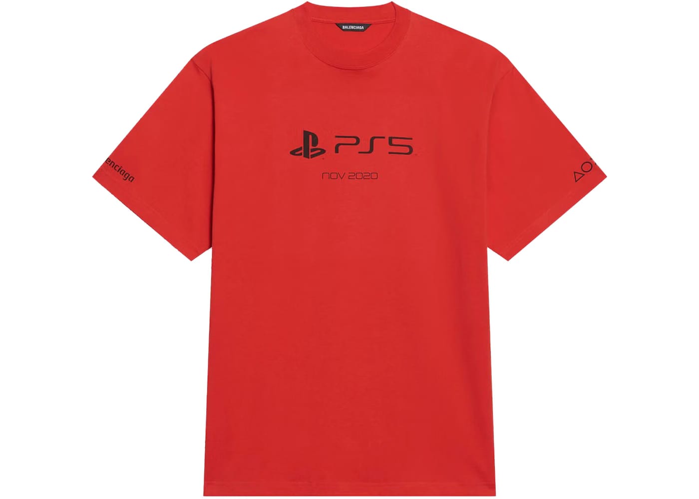 Balenciaga x PlayStation Boxy T-Shirt Red