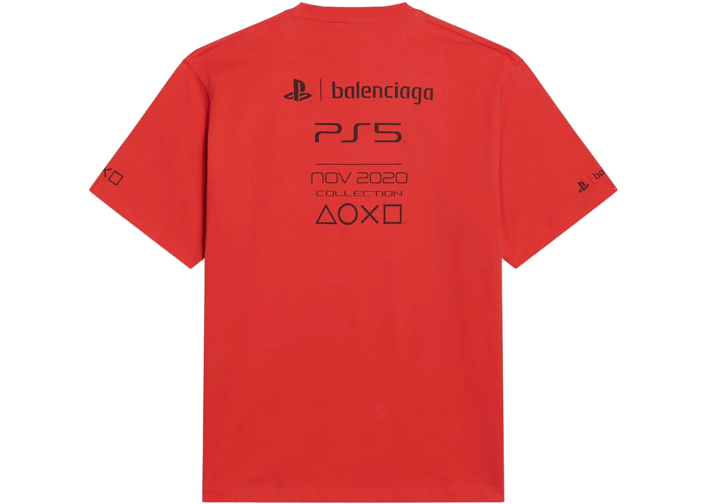 Balenciaga x PlayStation Boxy T-Shirt Red