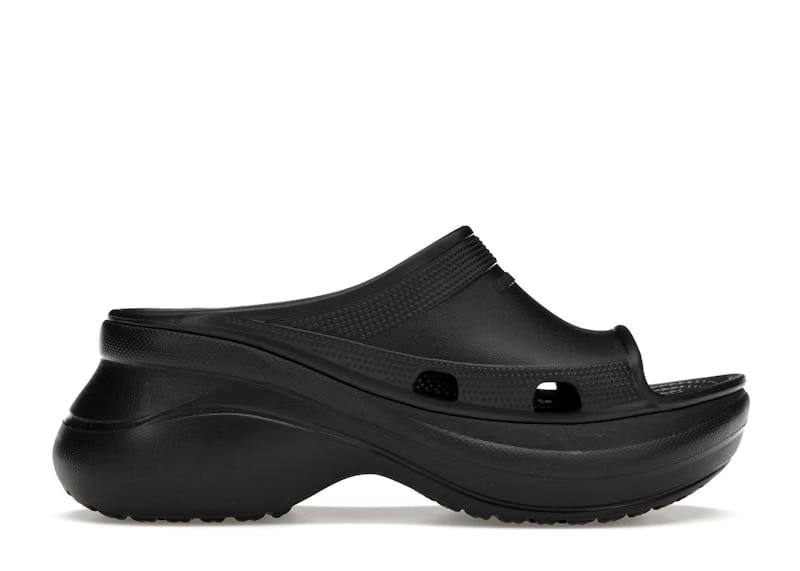 Balenciaga x Crocs Pool Slide Sandals Black (Women's)