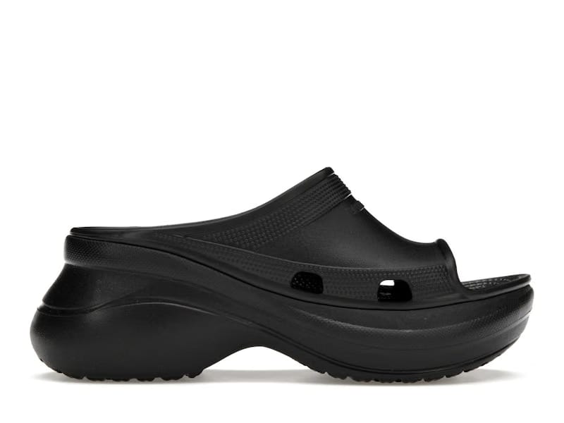 Balenciaga x Crocs Pool Slide Sandals Black (Women's)
