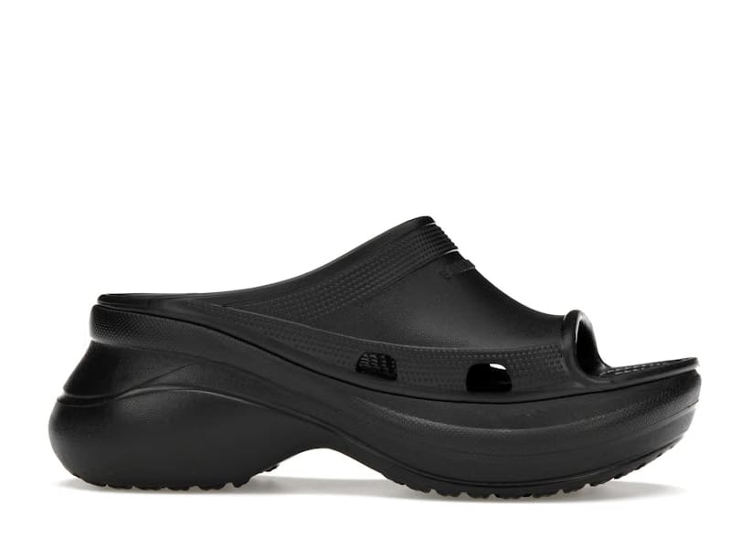 Balenciaga x Crocs Pool Slide Sandals Black (Women's)