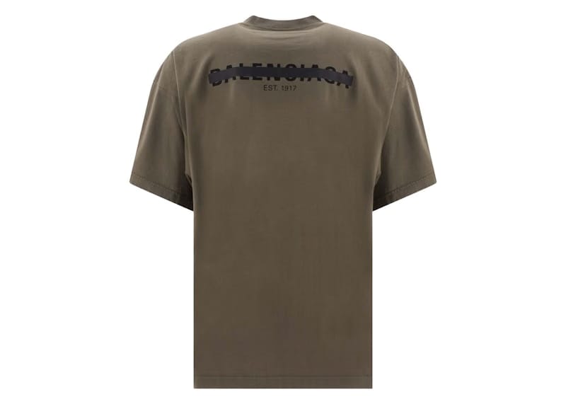 Balenciaga Strike 1917 T-Shirt Green