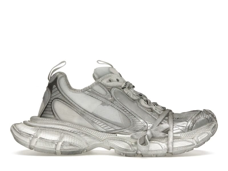 Balenciaga 3XL White Silver Summer Mesh