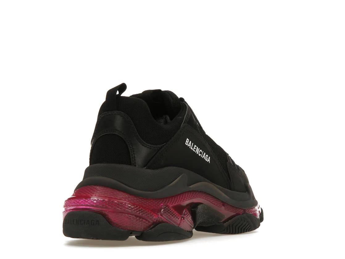 Balenciaga Triple S Clear Sole Neon Pink
