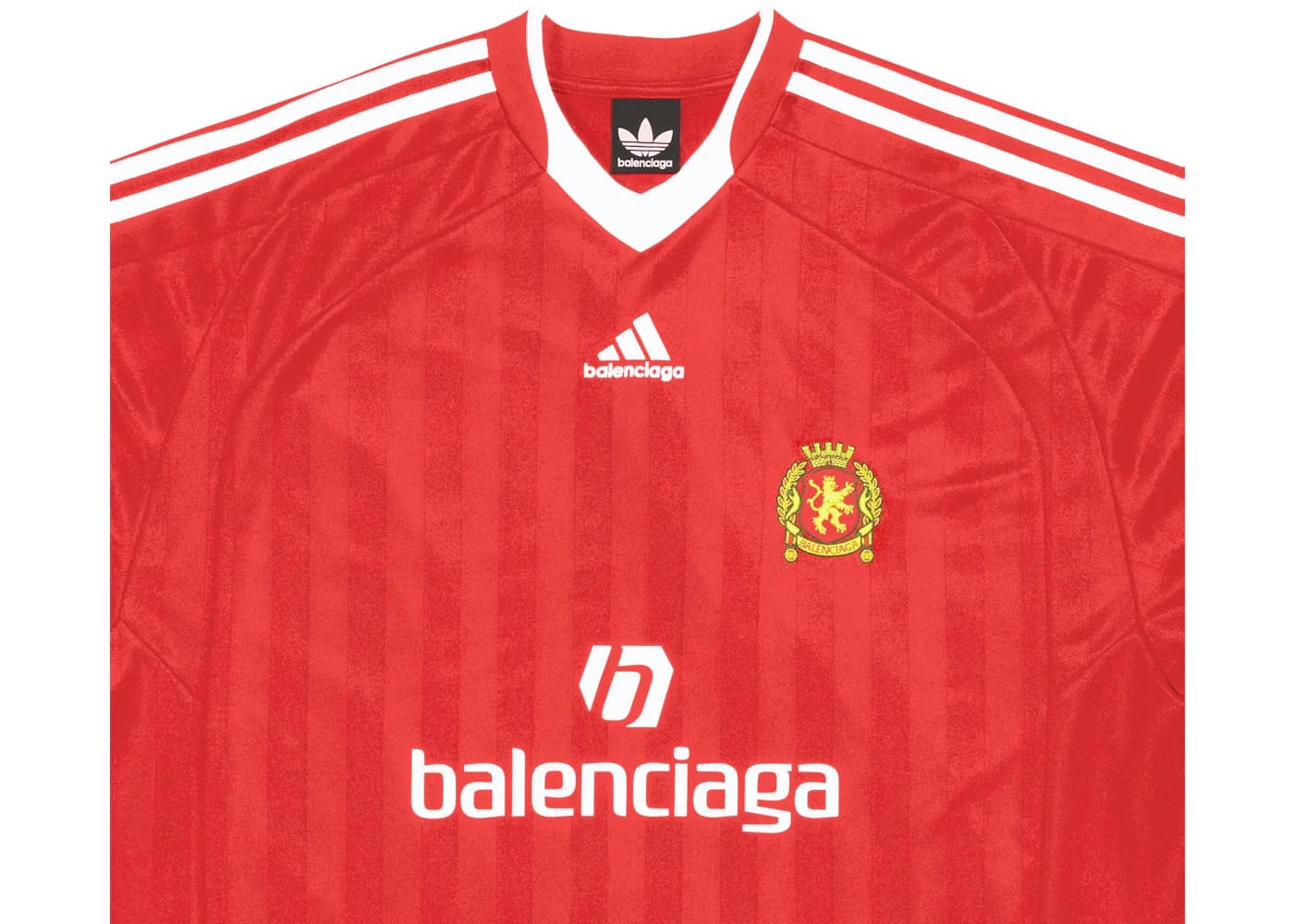 Balenciaga x adidas Soccer Oversized T-Shirt Red