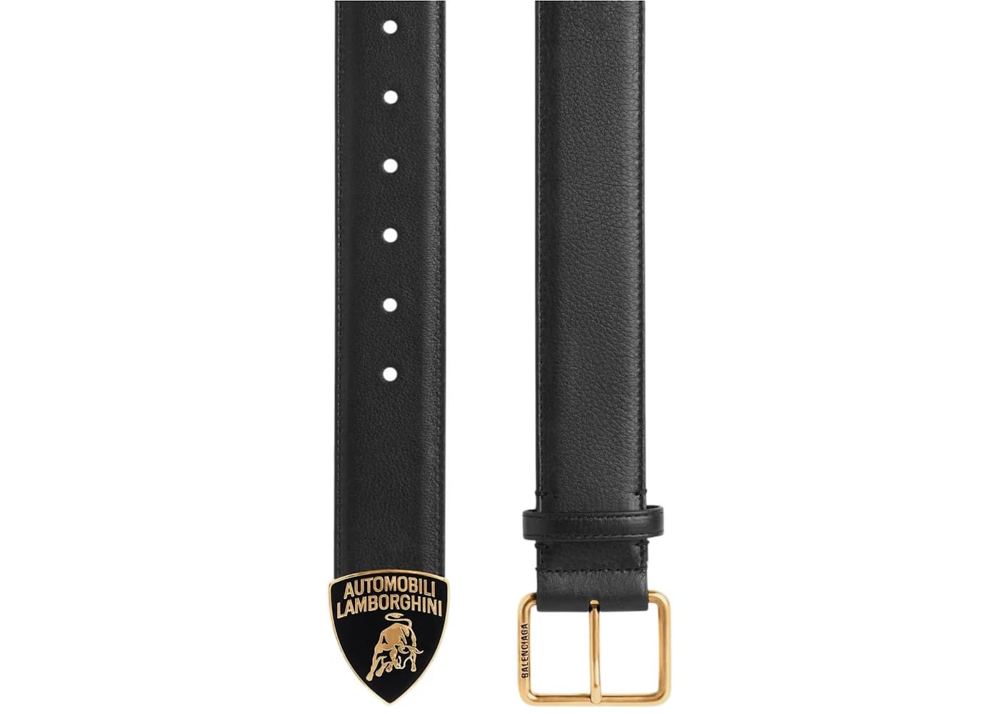 Balenciaga Automobil Lamborghini Classic Belt Black