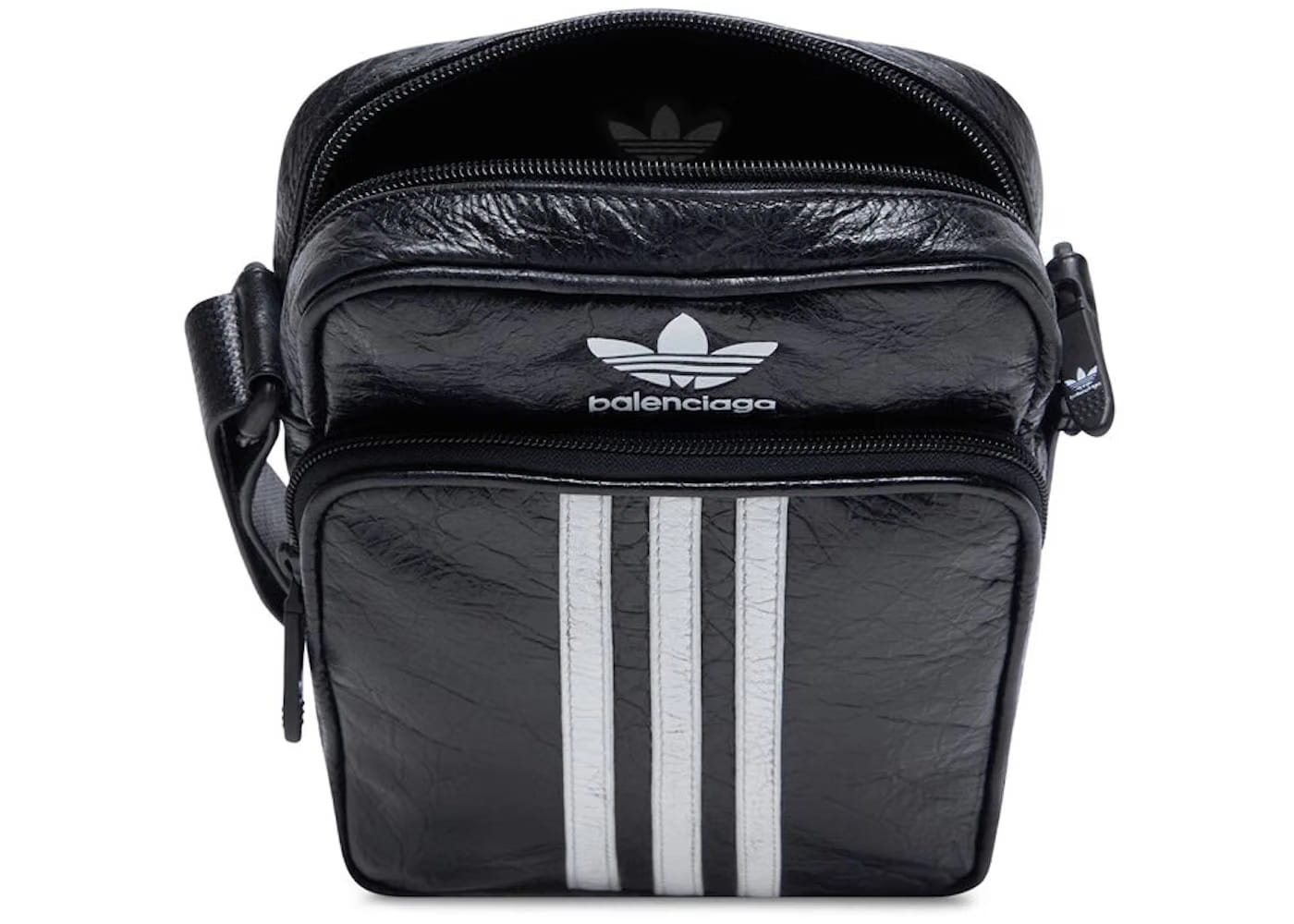 Balenciaga x adidas Small Crossbody Messenger Bag Black/White