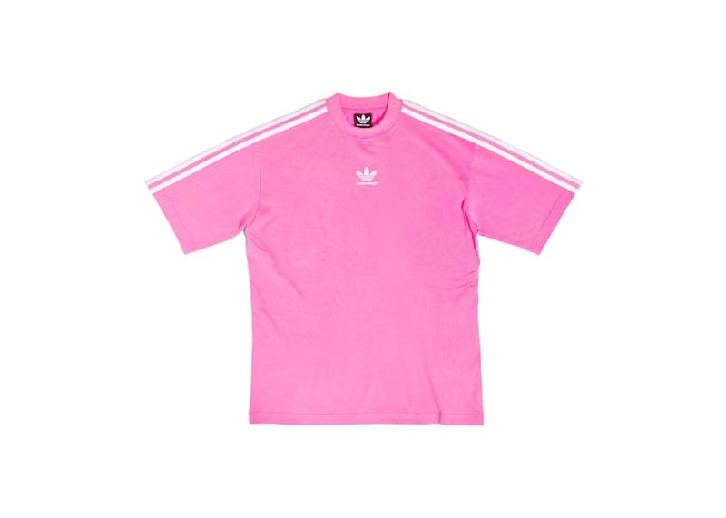 Balenciaga x adidas Medium Fit T-Shirt Neon Pink