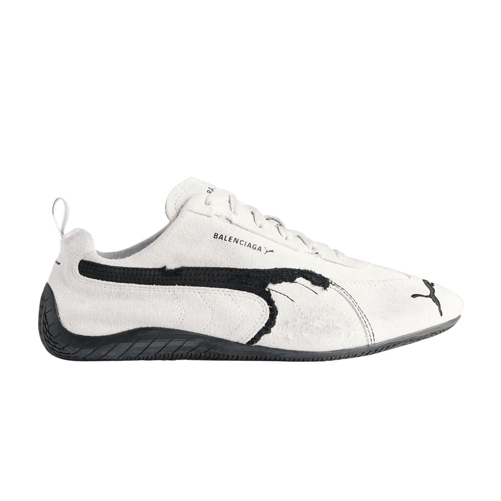 Balenciaga x Speedcat Suede White Black