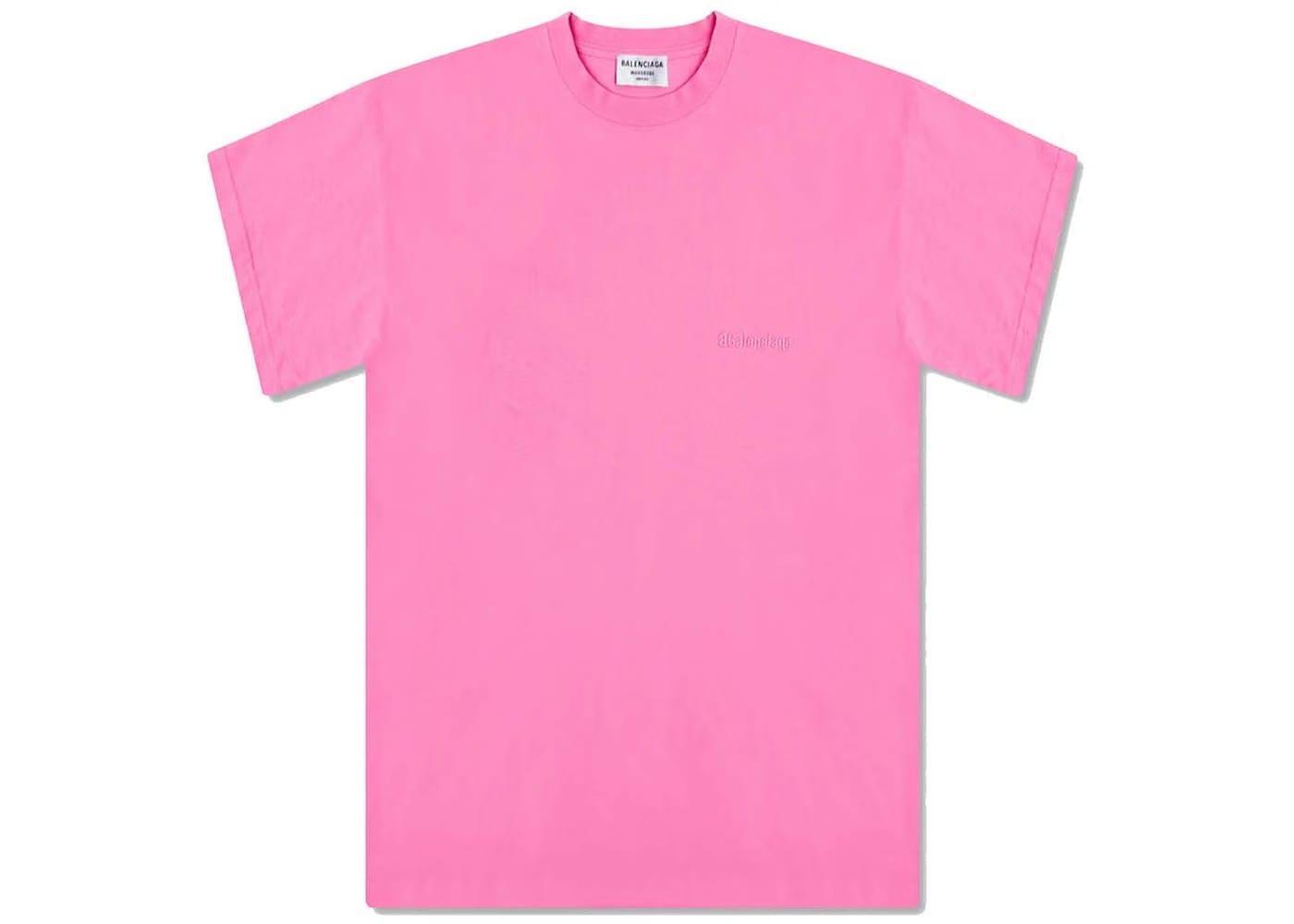 Balenciaga Logo T-Shirt Pink