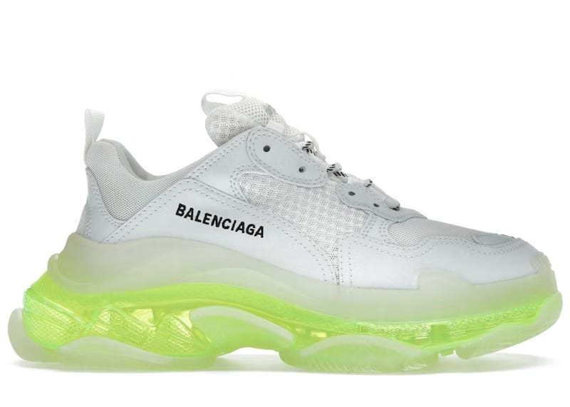 Balenciaga Triple S Clear Sole White Fluo Yellow