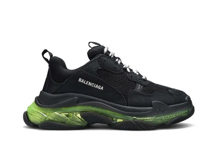 Balenciaga Triple S Black Yellow Fluo