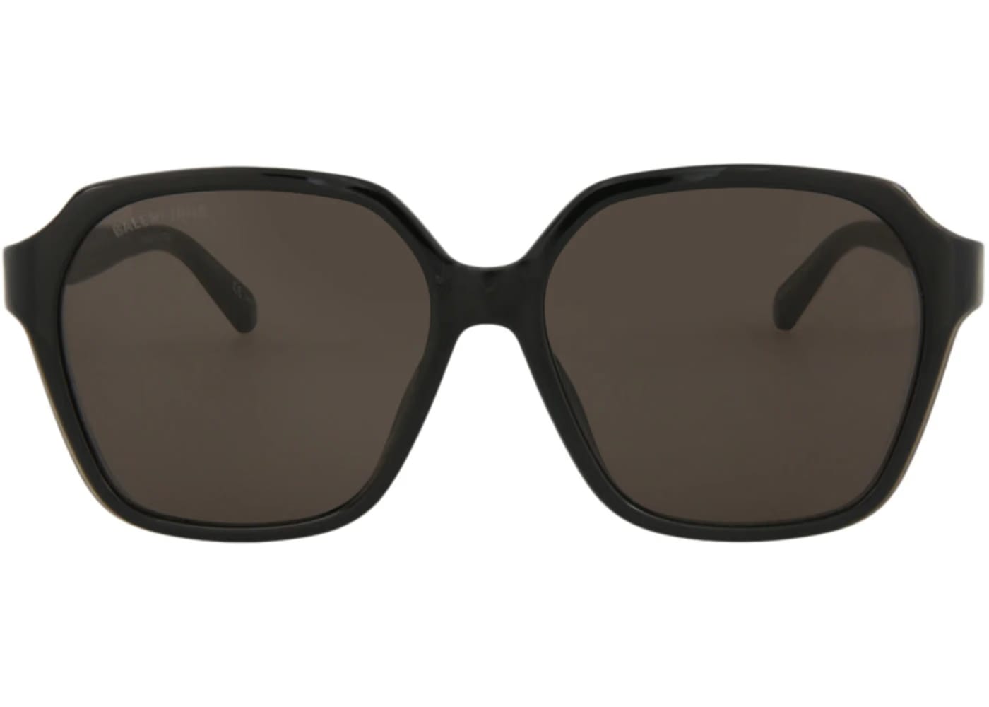 Balenciaga Square Rectangle Sunglasses Black/Black/Grey (BB0153SA-30011226-001)