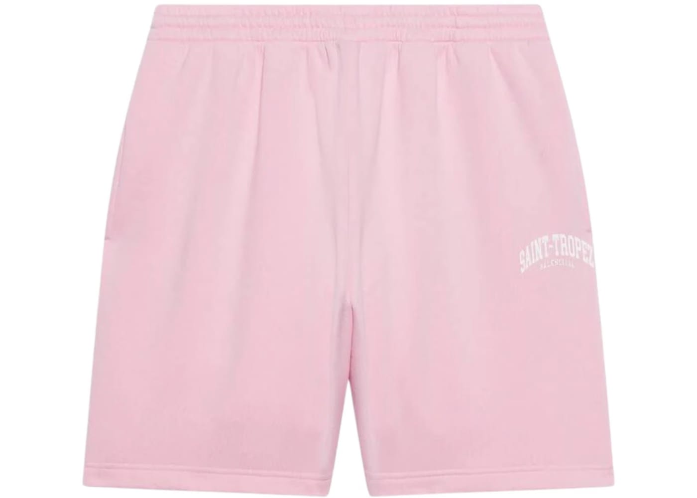 Balenciaga Men's Cities Saint Tropez Sweat Shorts Pink