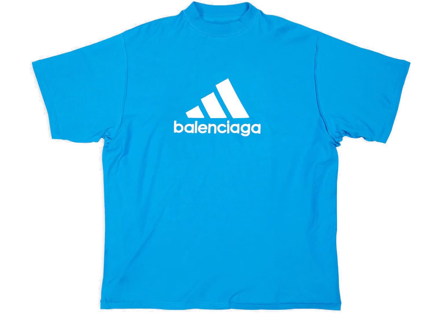 Balenciaga x adidas Oversized T-Shirt Blue