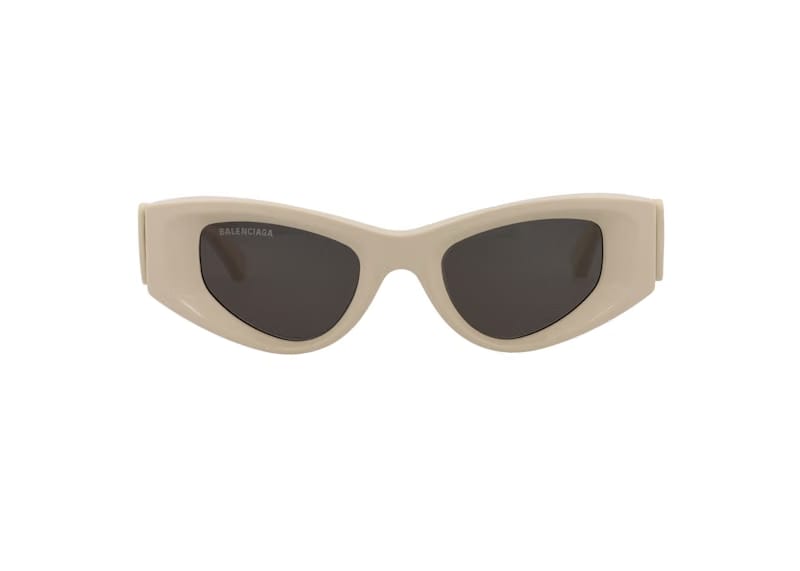 Balenciaga Cat Eye Sunglasses Beige/Grey (BB0243S-30013524-003)