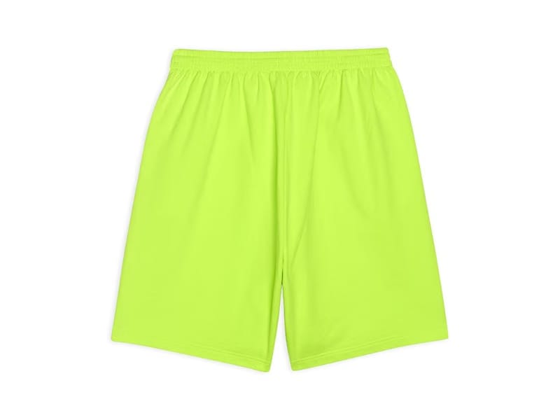 Balenciaga BB Corp Sweat Shorts Fluo Yellow/Black
