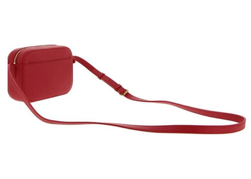 Balenciaga Logo Crossbody Bag Red