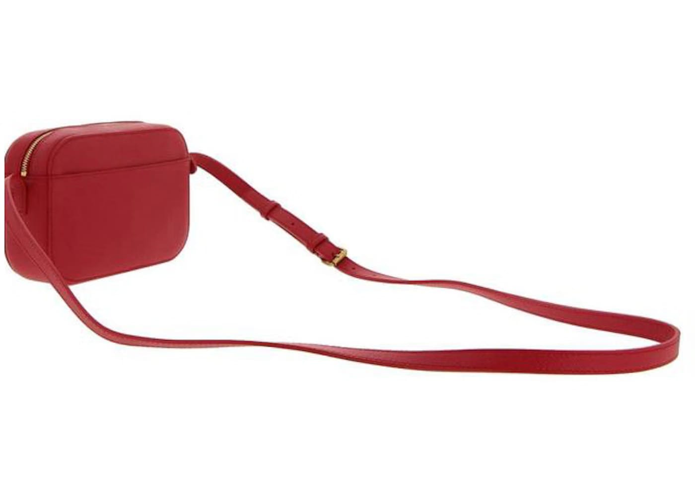 Balenciaga Logo Crossbody Bag Red