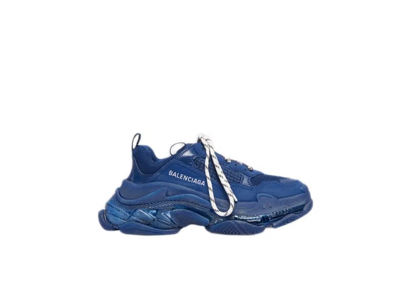 Balenciaga Triple S Clear Sole Navy (Women's)
