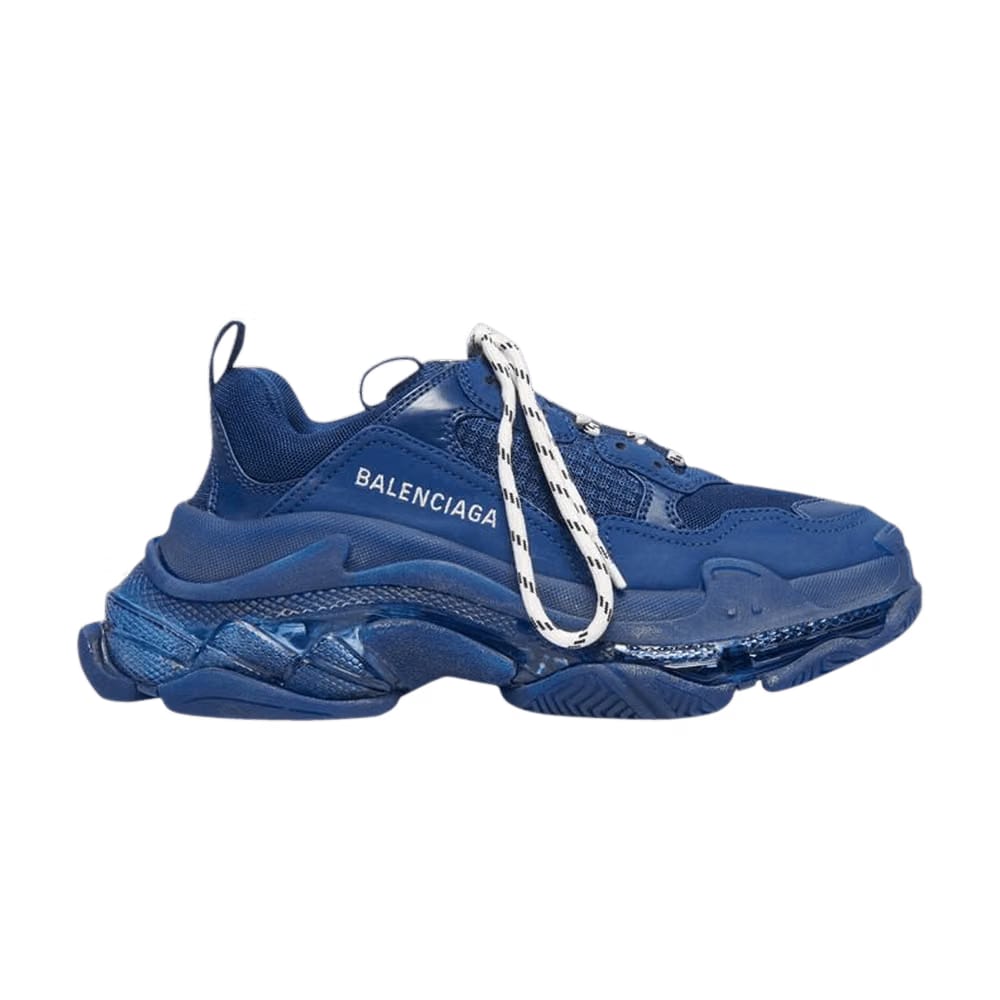 Balenciaga Triple S Clear Sole Navy (Women's)