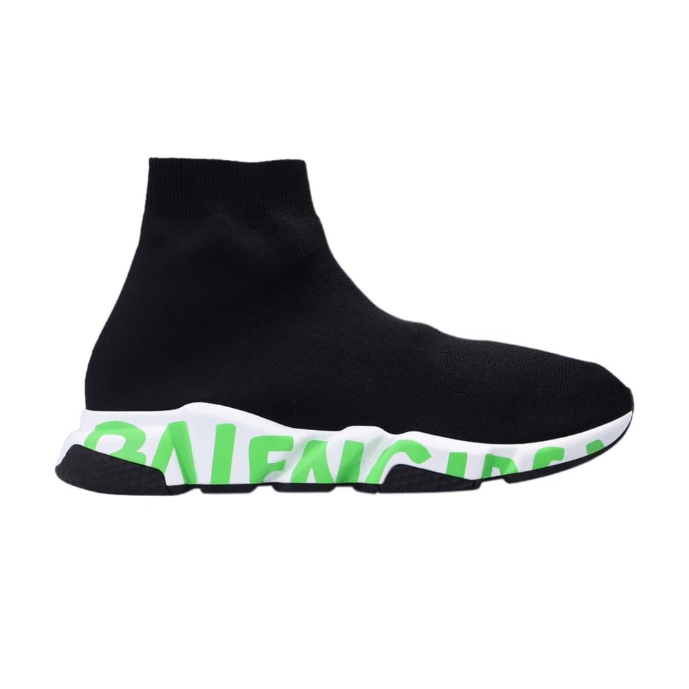 Balenciaga Speed Graffiti Black Green