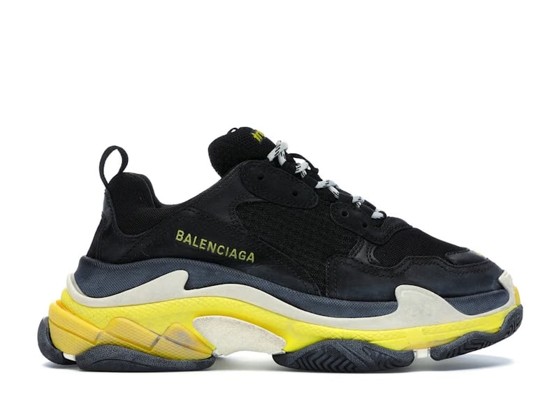 Balenciaga Triple S Black Yellow (Women's)