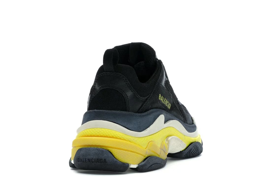 Balenciaga Triple S Black Yellow (Women's)