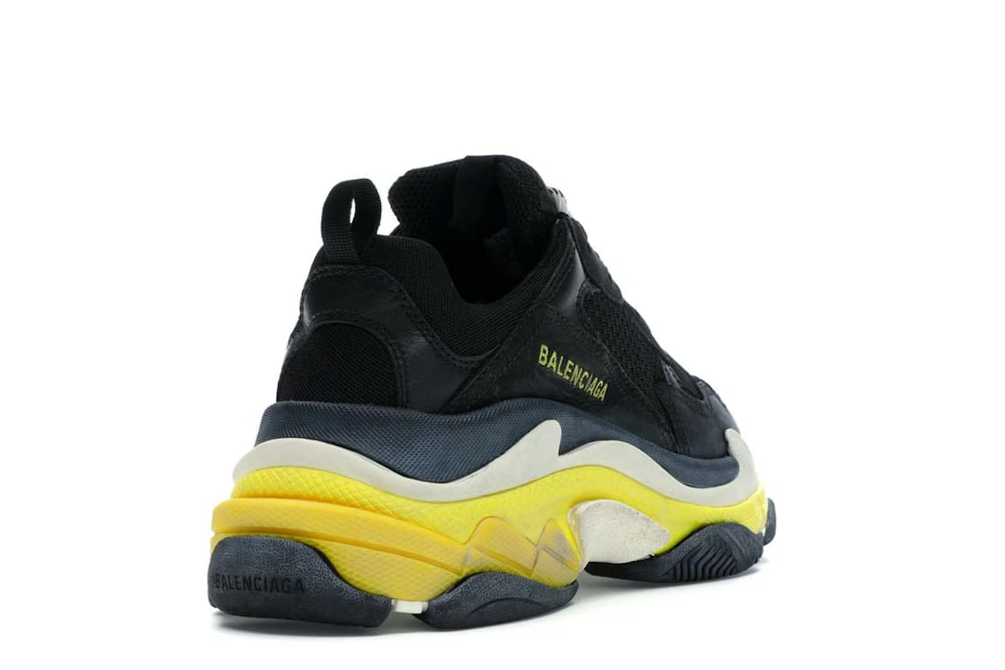 Balenciaga Triple S Black Yellow (Women's)