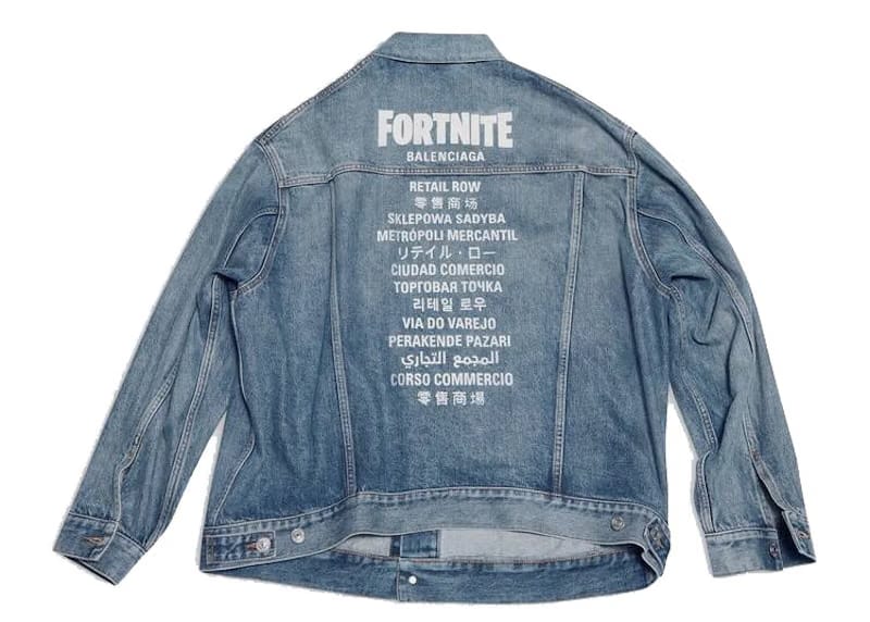 Balenciaga x FORTNITE©2021 Large Fit Jacket Blue