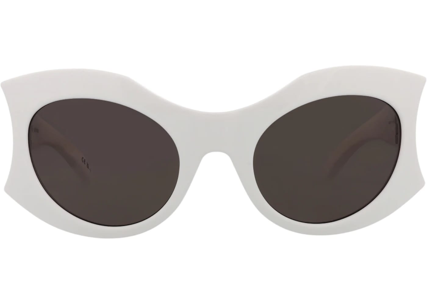 Balenciaga Cat Eye Sunglasses White/Grey (BB0256S-30013971-003)