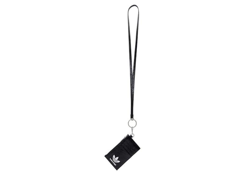 Balenciaga x adidas Card Case On Keychain Black/White