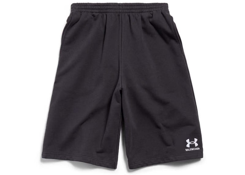 Balenciaga × Under Armour Large Shorts Balenciaga X Under Armour Large Shorts Black/White Price in India