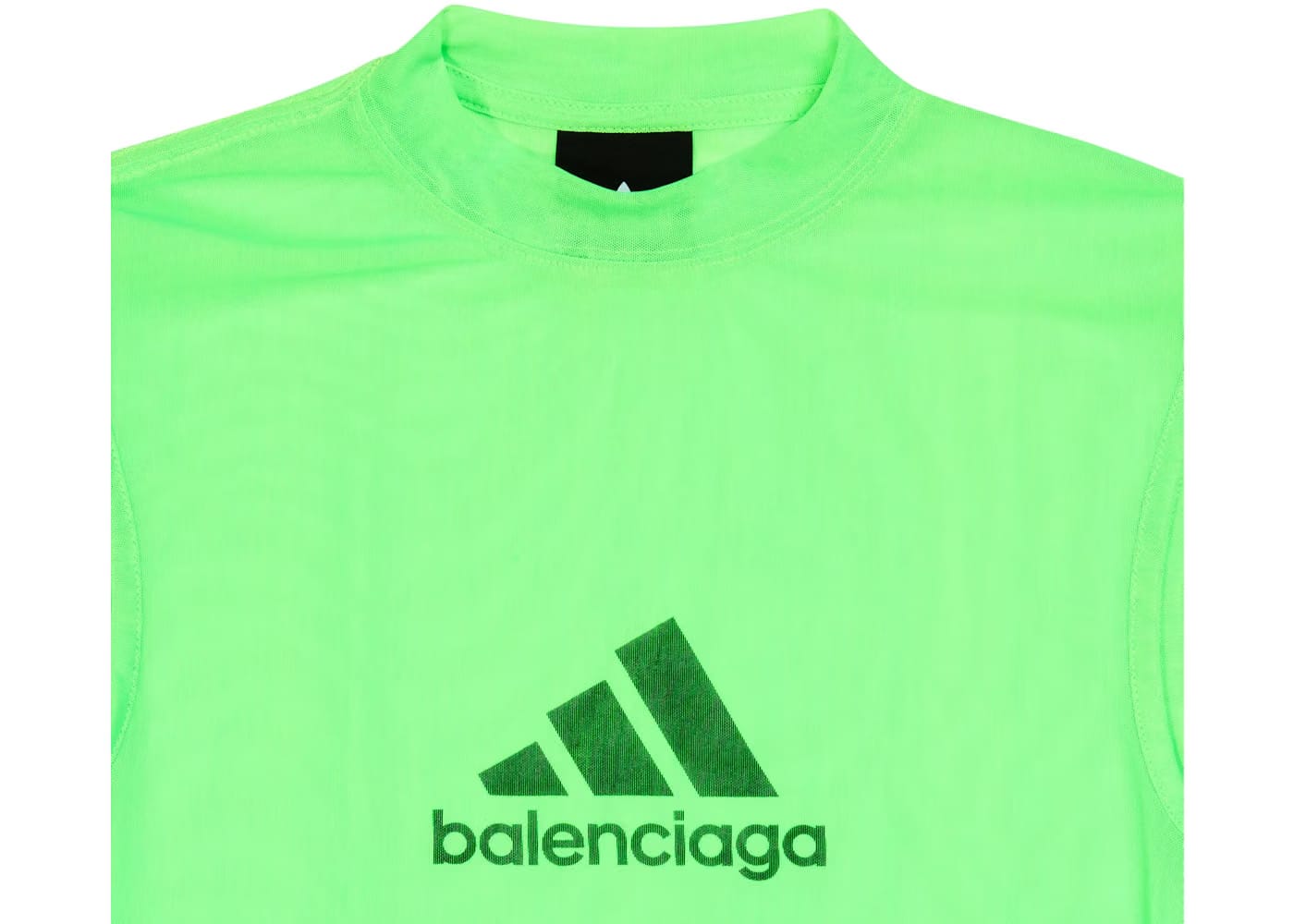 Balenciaga x adidas Sleeveless Fitted Top Fluo Green