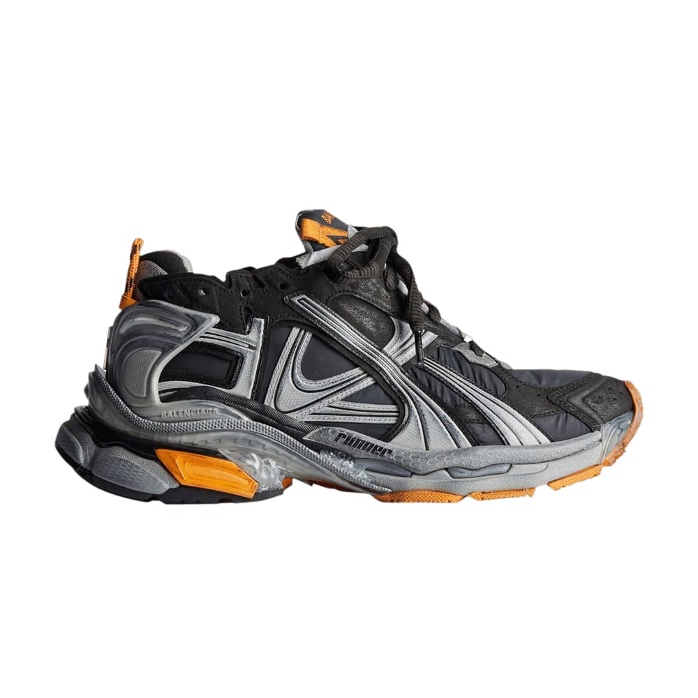 Balenciaga Runner Worn-Out Black Fluo Orange