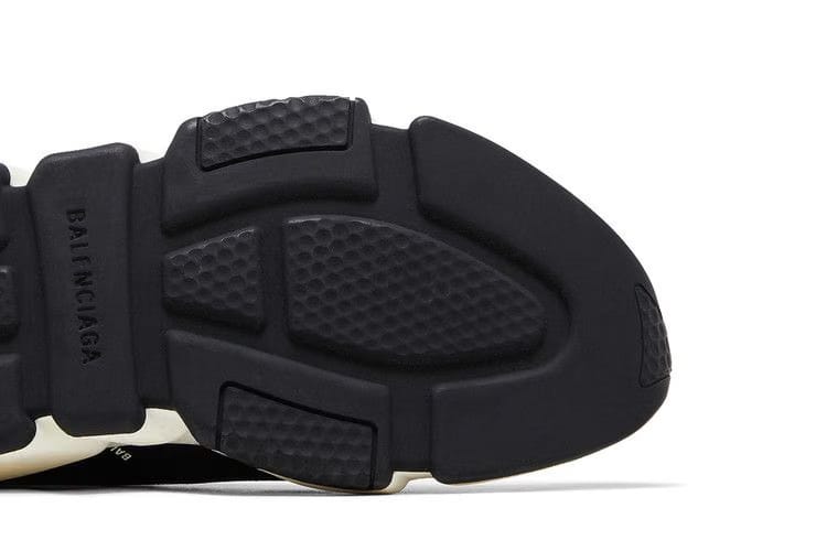 Balenciaga Speed Trainer Logo Print Black White 2020 (Women's)