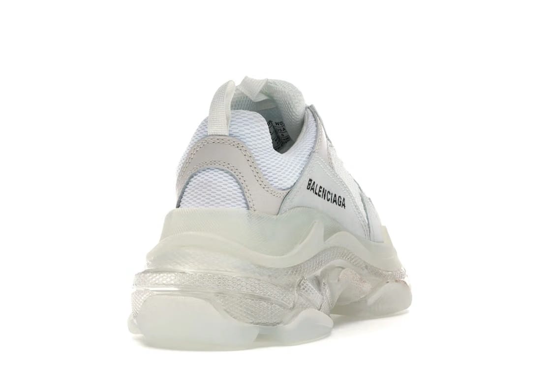 Balenciaga Triple S White Clear Sole (Women's)