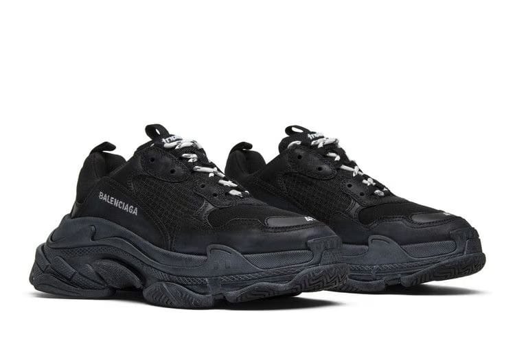 Balenciaga Triple S Triple Black (2018 Reissue) (Pre-Distressed)