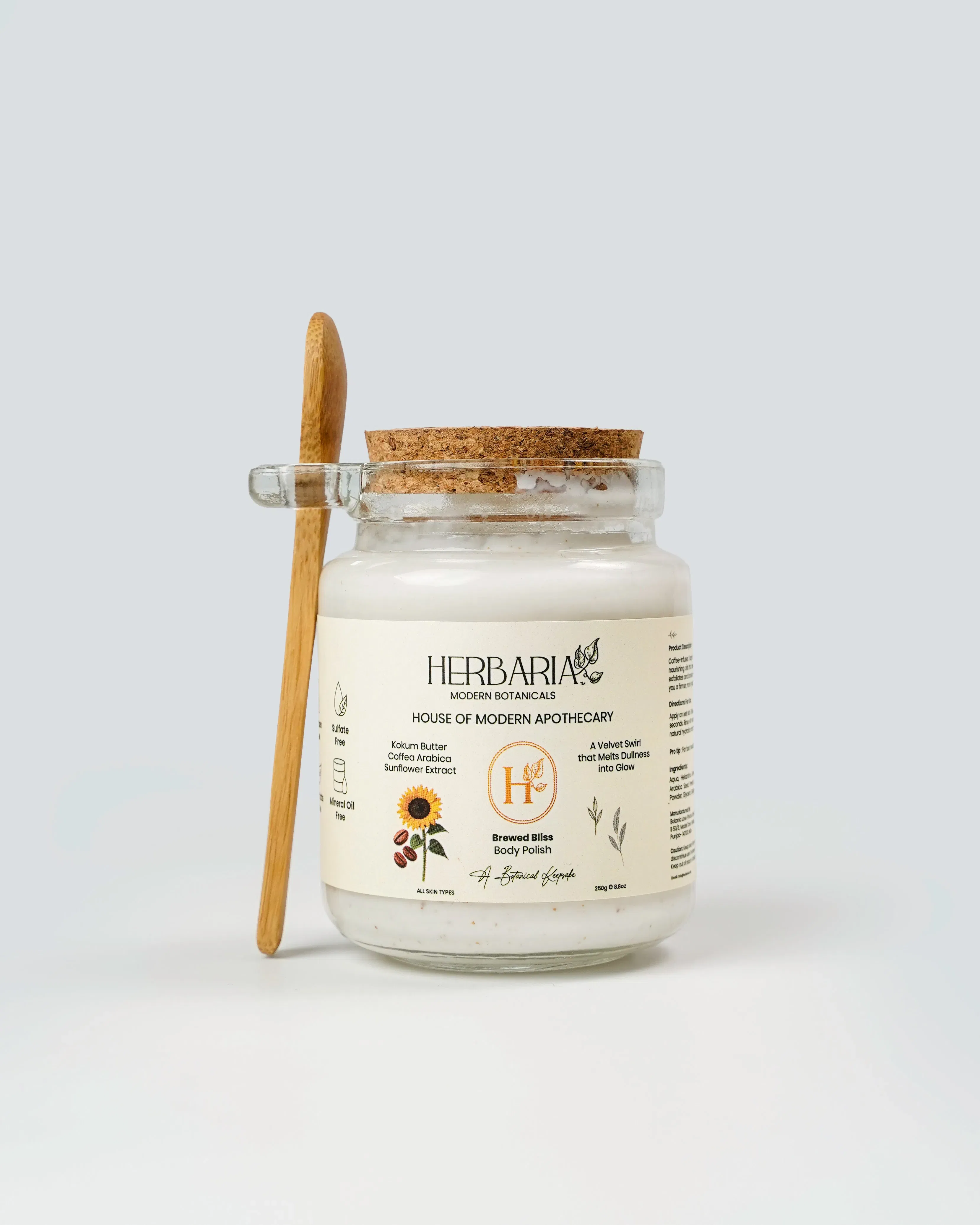 Herbaria - Modern Botanicals Brewed Bliss Body Polish 250gm