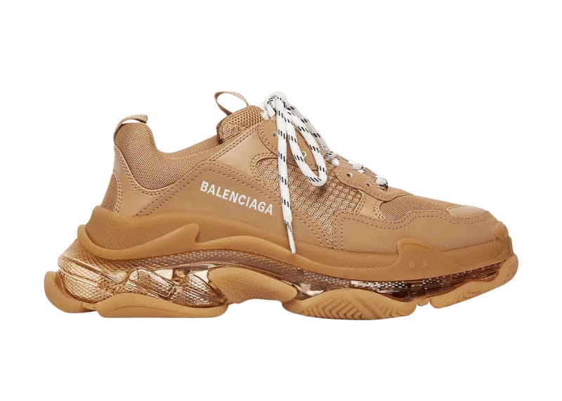 Balenciaga Triple S Clear Sole Brown
