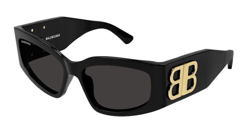 Balenciaga Cat Eye Sunglasses Black/Grey (BB0321S-002)